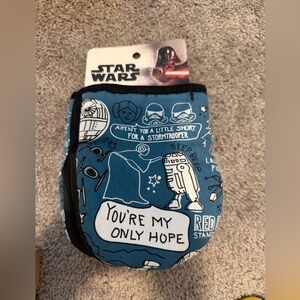 Star Wars Blue and Black Mini Pot Holders Mitts NWT